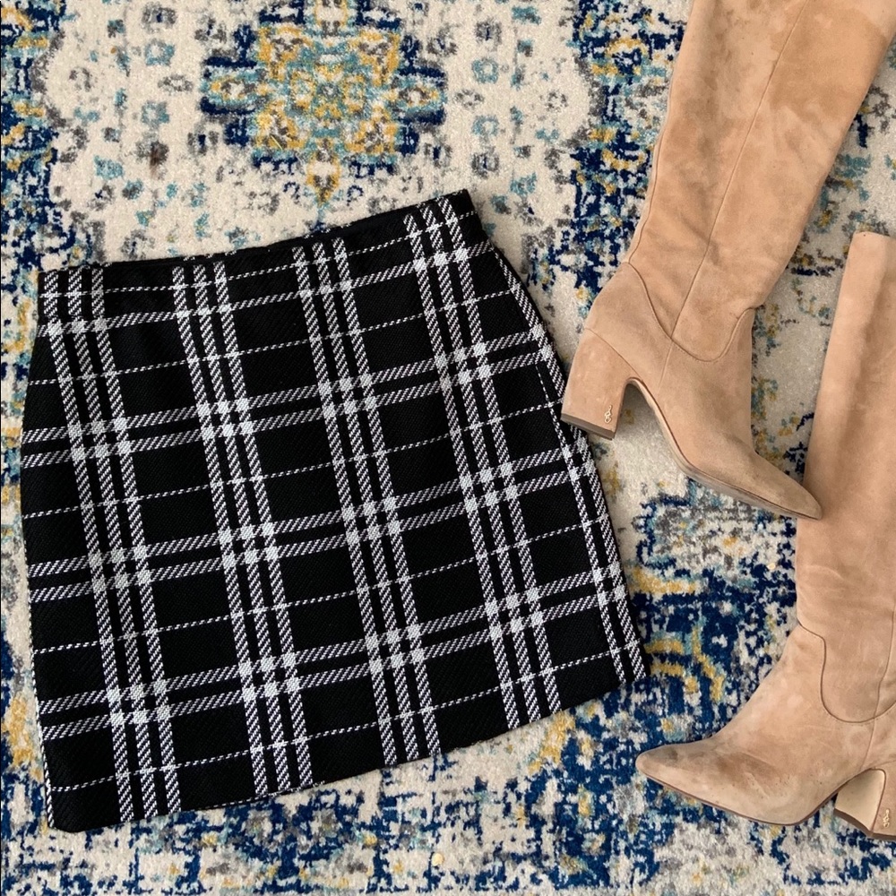 Jcrew Plaid Skirt